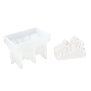 Eisberg Berg Silikonform Für DIY Handgemachte Aromatherapie Kerze Gips Diffusor Stein Realistisches Design