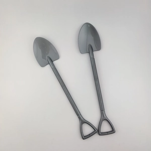 Mini plastic garden shovels for Christmas tree DIY decor with D-grip handle
