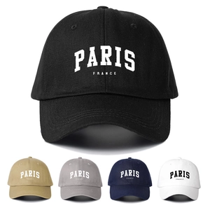 Baseball Cap Cotton Paris France Letter Print Adjustable Sun Protection Outdoor Casual Fashion Hat For Men Women