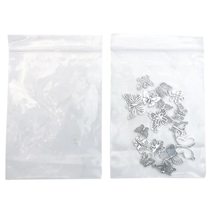 Tibetan silver butterfly pendants set in transparent packaging for DIY jewelry making