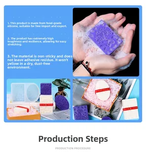 Detailed macro view of ethnic floral patterns on high-quality silicone soap molds