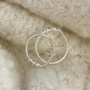925 Sterling Silver Irregular Spiral Ring Minimalist Twisted Simple Aesthetic Jewelry For Women