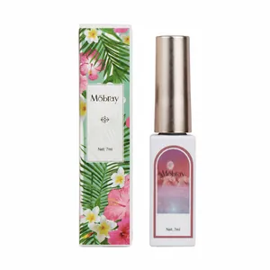 7ml Mōbray porcelain white cat eye nail polish in N03 evening cherry blossom with box