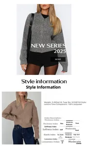 Detailed chart showing size and fit specifications for a casual zip-up women cardigan