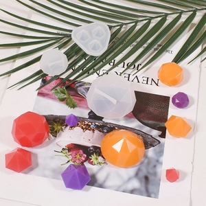 Siliconen mallen voor gefacetteerde diamanten van hars voor DIY sieraden maken