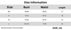 Tableau des tailles pour haut en maille avec mesures de poitrine, taille et longueur totale