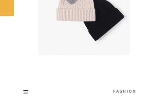 Detailed knit texture of merino wool beanies in beige, black, and gray stylish colors