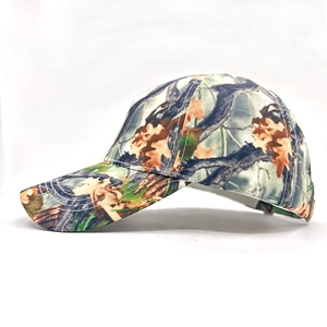 Gorra de béisbol de camuflaje para exteriores con estampado de hojas para el sol