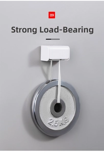 Detail showing wall-mounted toothbrush holder with strong 2.5kg load-bearing capacity