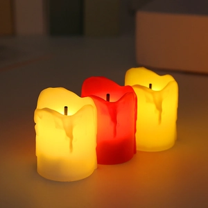 Simulierte Wachstropfen LED Elektronische Kerzenlampe Warmes Licht Für Weihnachten Desktop Dekoration Hochzeit Party Home Decor