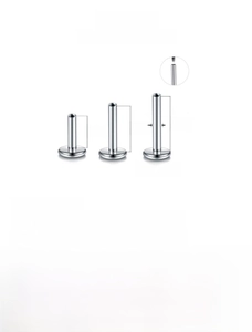 Internal thread stainless steel labret post specs showing 6mm 8mm 10mm lengths