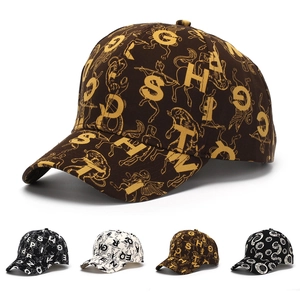 Fashion Letter Print Baseball Cap Polyester Breathable Sun Hat For Men Women Casual Outdoor Adjustable Strapback