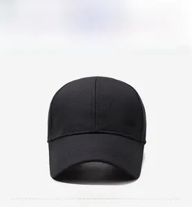 Close-up of black baseball cap featuring a premium metal SPORTS logo on the side panel