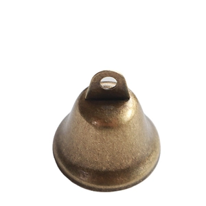 3.8cm vintage bronze thickened open bell with hanging loop for DIY wind chimes