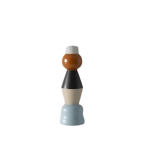 Modern geometric stacked silicone mold for DIY Morandi colored aromatherapy candles