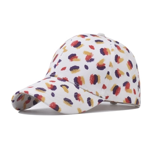 Abstract Print Baseball Cap Cotton Breathable Sun Protection Outdoor Fashion Trucker Hat For Men And Women Adjustable