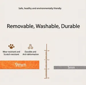 L-shaped vertical cat scratching board with 9mm thick wear-resistant felt for furniture
