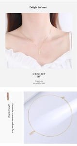 Detail of S925 sterling silver gold necklace featuring bamboo opal pendant and tiny diamonds