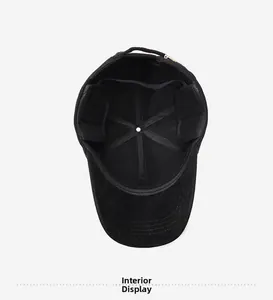 Internal view of a warm winter baseball cap showing foldable ear protection lining