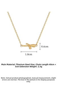 Detailed view of titanium steel gold dragonfly pendant necklace with 40+5cm dimensions