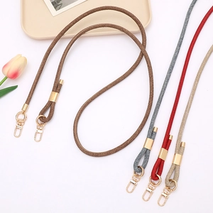 Adjustable Denim Fabric Crossbody Phone Lanyard Fashion Versatile Alloy Buckle Bag Replacement Chain Shoulder Strap Women Tech Accessories