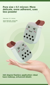 Detail showing the ultra-fine pore structure under 0.1 micron for smooth makeup sponge use