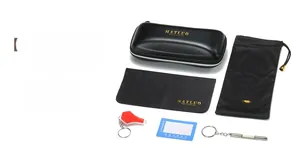 Set accessori per occhiali da sole a margherita con custodia in pelle e panno di pulizia