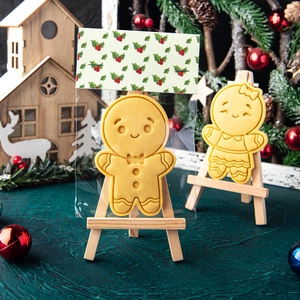 Japanese style cartoon gingerbread man cookie cutter for DIY Christmas baking