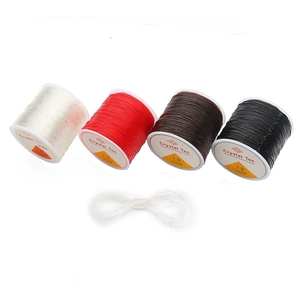 Elastic beading thread Crystal Tec 1.0mm 100m for DIY jewelry making in multiple colors