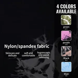Pantaloni yoga senza cuciture tie-dye a vita alta in quattro colori effetto lift
