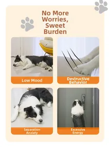Detail showing dog behavior issues like anxiety and boredom solved by this ball launcher