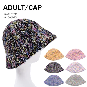 Cappello Alla Pescatora In Maglia Mista Donna Caldo Inverno Arcobaleno Strutturato Morbido Moda