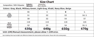 Size chart for women's tweed cropped jacket showing measurements in CM for XS to L sizes