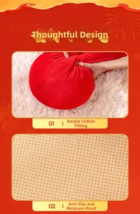 Detail showing the thick cotton filling and anti-slip moisture-proof bottom of the cat bed