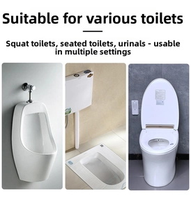 Universal toilet gel cleaner suitable for squat toilets, commodes, and urinals