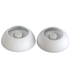 Silicone mold set for heart striped candle holders and resin DIY storage bowls