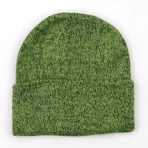 Berretto in Maglia Tinta Unita Minimalista per Donna Uomo Invernale Caldo con Risvolto in Lino Berretto Stile Coreano Quotidiano Copricapo da Esterno