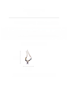 Detail specifications of resin flower pendant necklace with alloy and natural stones