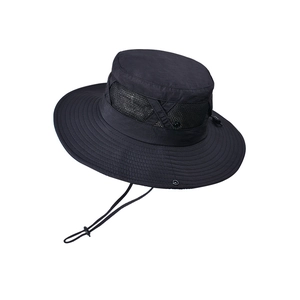 Chapeau de soleil pour hommes avec large bord, mesh respirant et cordon réglable