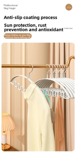 Detail of non-slip dip-coated hangers with wave hooks for camisoles and underwear