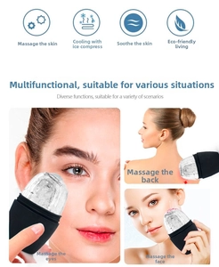 Detailed usage guide of silicone ice roller for facial lifting and eye area cooling massage