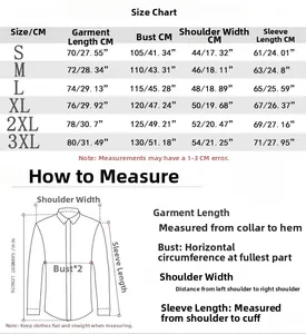 Tableau des tailles détaillé pour pull vintage à manches longues pour homme en CM
