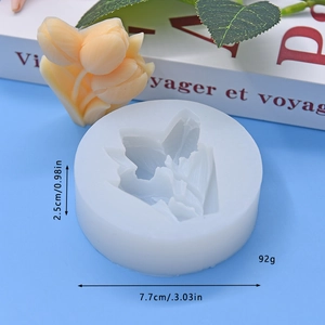 Stampo in silicone a tulipano per decorazione torte cioccolato e sapone fai da te