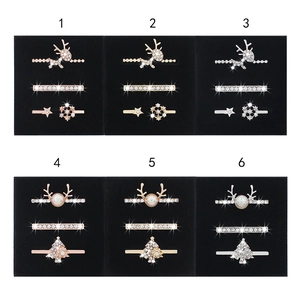 Christmas theme charms set with reindeer and snowflake designs for smartwatch bands