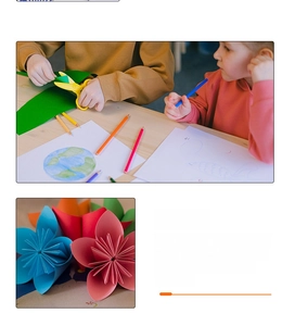 Detailed view of colorful wear-resistant craft paper for kids' DIY origami and gift wrapping