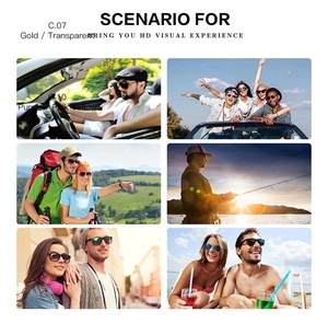 Detail view of stylish cycling sunglasses in multiple colors for outdoor activities
