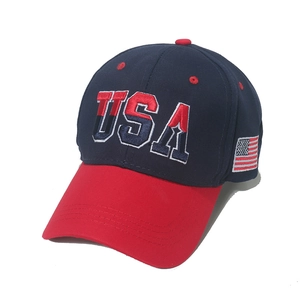 USA Embroidered Baseball Cap Cotton Adjustable American Flag Patch Outdoor Sun Protection Sports Hat For Men Women