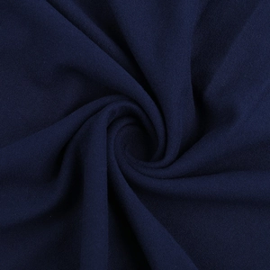 Detailed macro view of high-quality dark blue lace fabric texture and fine fiber weave