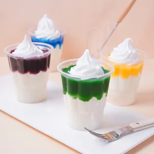 Μοντέλο Παγωτού Sundae PU Τεχνητό Επιδόρπιο Κύπελλο Στρώμα Μαρμελάδας Παιχνίδι Φαγητό Φωτογραφικά Αξεσουάρ Διακόσμηση