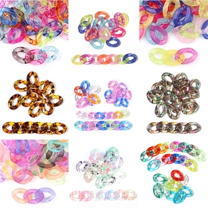 Macro detail showing colorful faceted 4mm crystal glass beads for DIY jewelry making